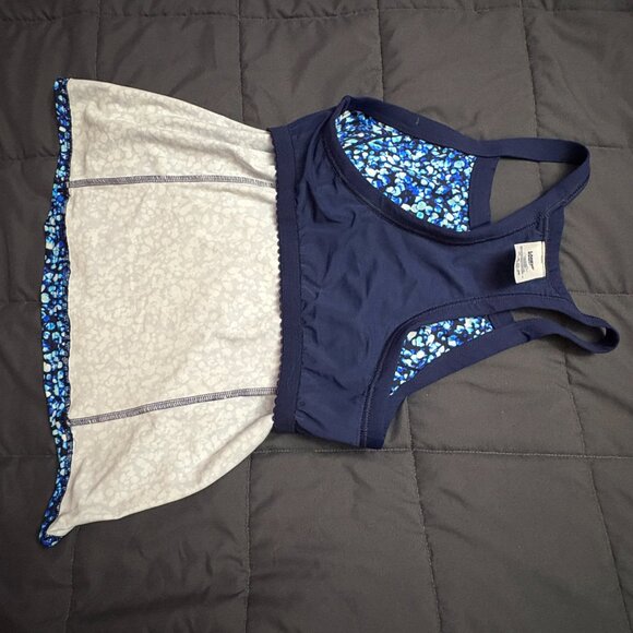 High Neck Zip Front Racerback Tankini Swimsuit Top - Size: 8 Long - NWT - Picture 8 of 15